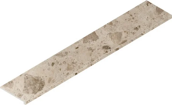 Керамогранит Italon Континуум Стоун Беж Ступень угловая правая 33х160 (Натуральная) в Нижневартовске