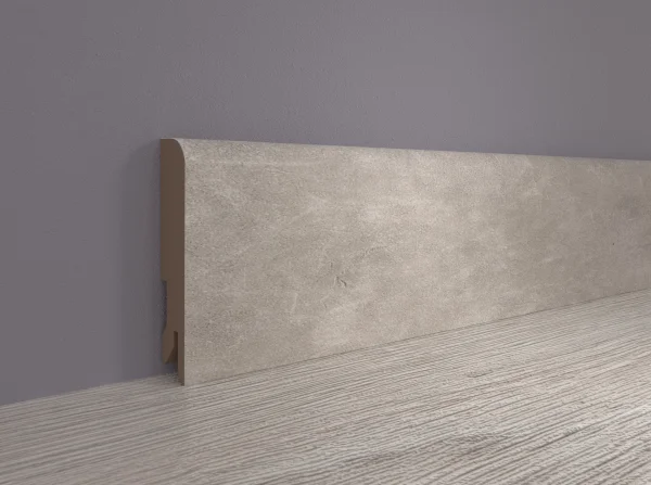 Плинтус MDF Bonkeel 24066 Бетон Лофт Светлый (100х16х2400 мм) в Нижневартовске