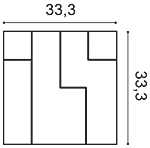 Декоративная панель Orac W102 (33.3x33.3x2.5 см) в Нижневартовске