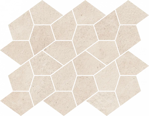 Керамогранит Italon Этернум Сноу Мозаика Калейдо 35.6х27.6 (Натуральная) в Нижневартовске
