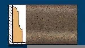 Плинтус пробковый ArtCorkDesing С 103 (Колер 7) 12х65х910 мм в Нижневартовске