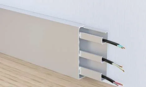 Алюминиевый плинтус Fezard Кабельный ALP-G80 Алюминий 80*15*2500 мм в Нижневартовске