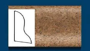 Плинтус пробковый ArtCorkDesing С 102 (Колер 9) 20x40x910 мм в Нижневартовске