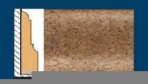 Плинтус пробковый ArtCorkDesing С 104 (Колер 9) 12x40x910 мм в Нижневартовске