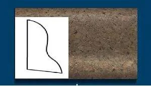 Плинтус пробковый ArtCorkDesing С 102 (Колер 7) 20x40x910 мм в Нижневартовске