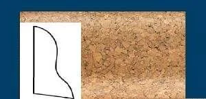 Плинтус пробковый ArtCorkDesing С 102 (Колер 8) 20x40x910 мм в Нижневартовске