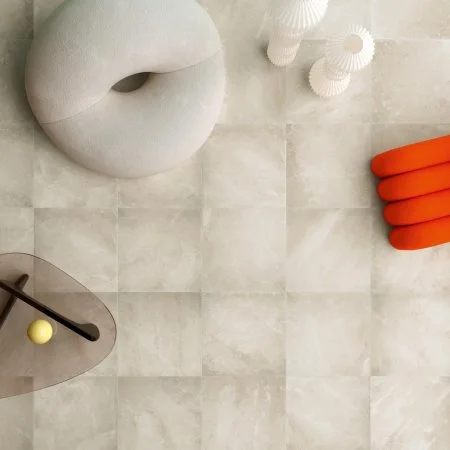 Керамогранит Coliseum Ривьера Уайт 60х60 (Натуральный и Реттифицированный) в Нижневартовске