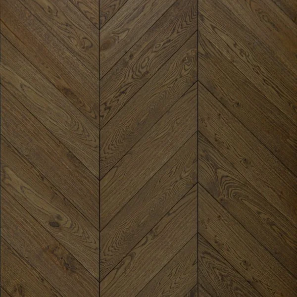 Инженерная доска Kochanelli Французская Ёлка Оскуро Дуб Original Браш (600х120х15) в Нижневартовске