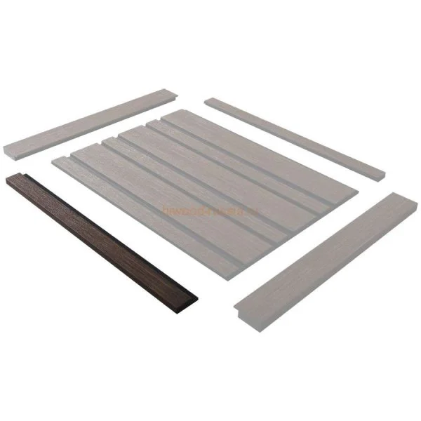 Финишный молдинг LF124A BR396K правый декорированный (42х12х2700мм) в Нижневартовске