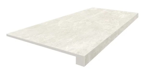 Керамогранит Coliseum Да Винчи Уайт Ступень фронтальная (Натуральный, 33х60) в Нижневартовске