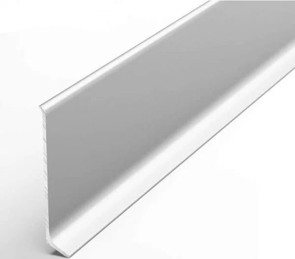Алюминиевый плинтус Bonkeel ПЛ60 501л Серебро Люкс (58,5х11,2х2500мм) в Нижневартовске