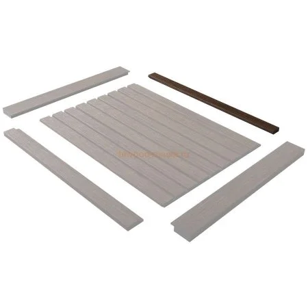 Финишный молдинг LF124B BR396 левый декорированный (31х12х2700мм) в Нижневартовске