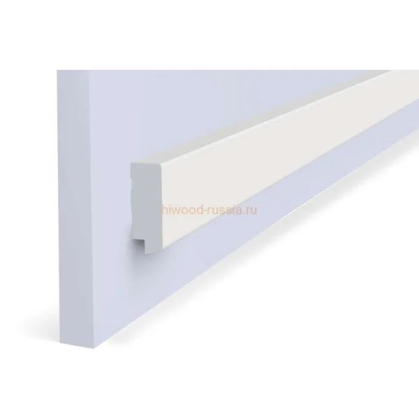 Финишный молдинг LF124B NP левый белый (31х12х2700мм) в Нижневартовске