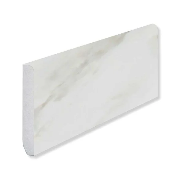 Кварцевый плинтус Fargo 6089-1 Белый Мрамор 80х11х2200 мм в Нижневартовске