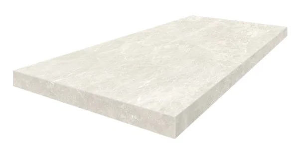 Керамогранит Coliseum Да Винчи Уайт Ступень угловая левая (Натуральный, 33х60) в Нижневартовске