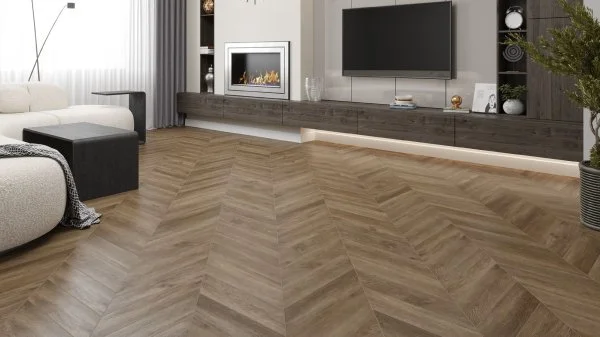 Кварц-виниловая плитка Alpine Floor Chevron Макадамия ECO 20-5 (2,5 мм. 43 класс) в Нижневартовске