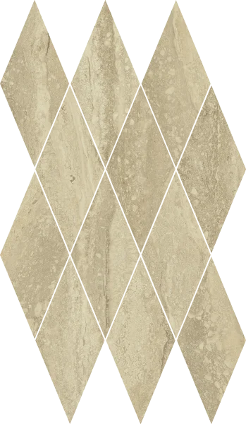 Керамогранит Italon Шарм Эдванс Травертино 28х48 мозаика Даймонд (Люкс) в Нижневартовске