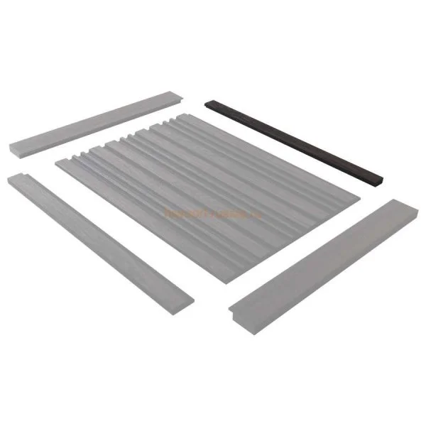 Финишный молдинг LF124B BR395K левый декорированный (31х12х2700мм) в Нижневартовске