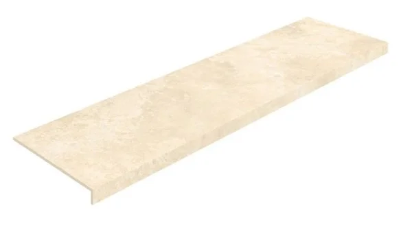 Керамогранит Coliseum Аурелия Уайт Ступень фронтальная (Натуральный, 33х120) в Нижневартовске