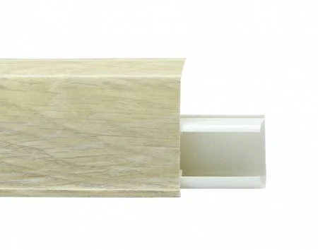 Пластиковый плинтус Royce №508 Серый Опем (55х23х2200мм) в Нижневартовске