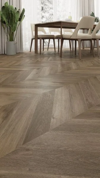 Кварц-виниловая плитка Alpine Floor Chevron Дуб Насыщенный ECO 20-4 (2,5 мм. 43 класс) в Нижневартовске