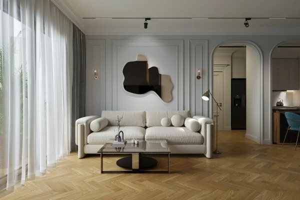 Паркетная доска Quartz Parquet Штучный паркет Вяз Кенигсберг 44-550-62 в Нижневартовске