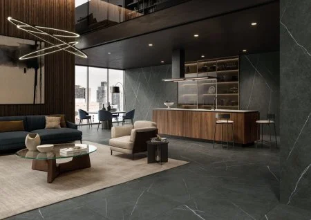 Керамогранит Italon Метрополис Империал Блэк 120х278 (Натуральная и Реттифицированная) в Нижневартовске