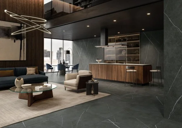 Керамогранит Italon Метрополис Империал Блэк 120х278 (Натуральная и Реттифицированная) в Нижневартовске