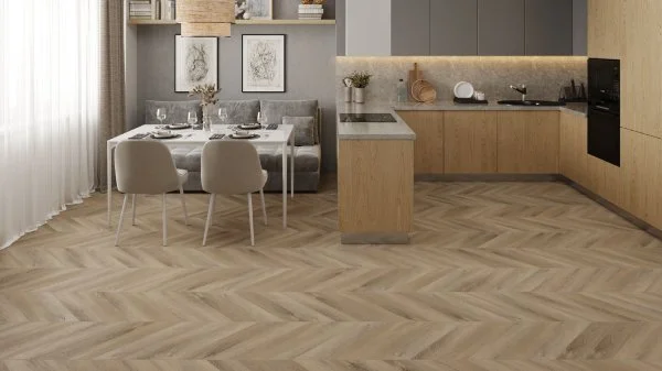 Кварц-виниловая плитка Alpine Floor Chevron Дуб Синистра ECO 20-6 (2,5 мм. 43 класс) в Нижневартовске