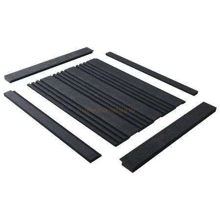 Финишный молдинг LF124B BK114K левый декорированный (31х12х2700мм) в Нижневартовске