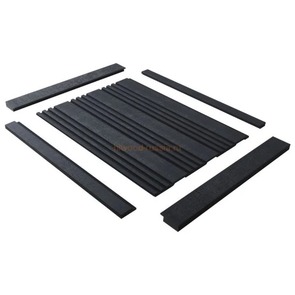 Финишный молдинг LF124B BK114K левый декорированный (31х12х2700мм) в Нижневартовске