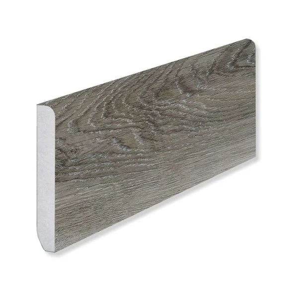 Кварцевый плинтус Fargo 366-1B Дуб Рустик Серый градиент 80х11х2200 мм в Нижневартовске