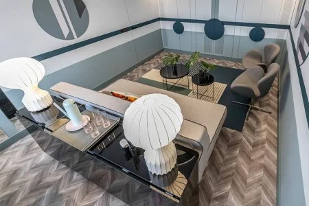 Пробковое покрытие CorkStyle Chevron Silver в Нижневартовске