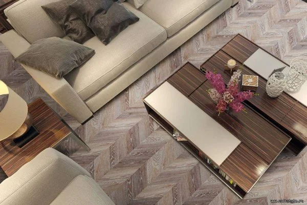 Пробковое покрытие CorkStyle Chevron Brown (1235*305*6 мм) HC в Нижневартовске