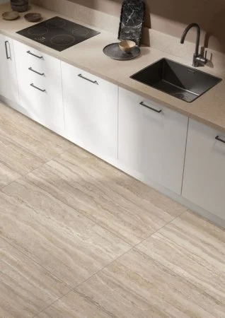 Керамогранит Vitra CityStone Травертин Линейный 60х120 (Натуральная и Реттифицированная) в Нижневартовске