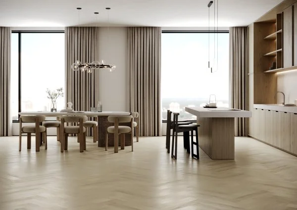 Паркетная доска Quartz Parquet Английская Ёлка Дуб Испанский 33-404 в Нижневартовске