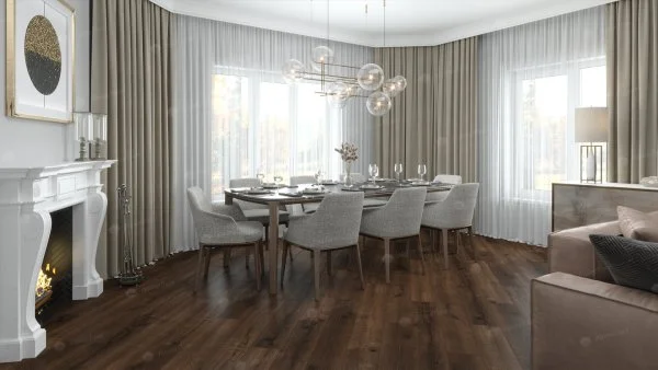 Каменно-полимерная плитка Alpine Floor Real Wood Дуб Мокка ECO 2-2, 6 мм 43 класс в Нижневартовске