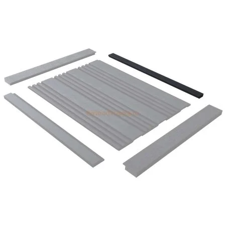 Финишный молдинг LF124B BK114K левый декорированный (31х12х2700мм) в Нижневартовске