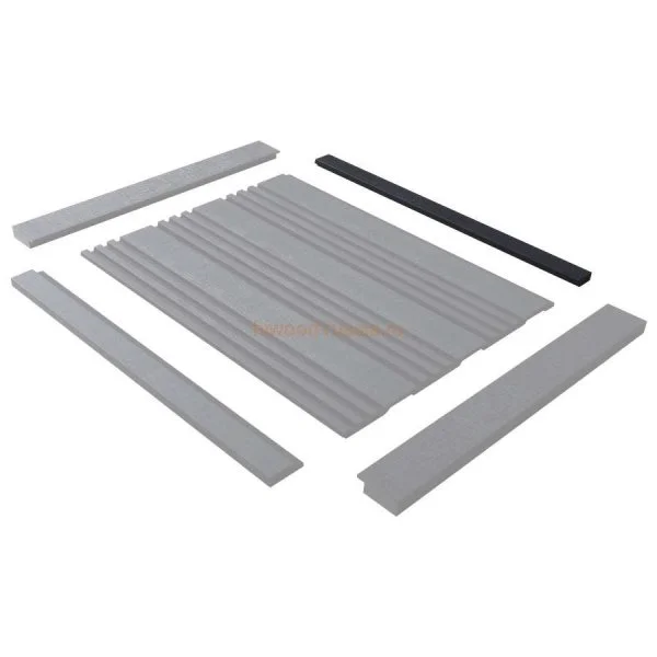 Финишный молдинг LF124B BK114K левый декорированный (31х12х2700мм) в Нижневартовске