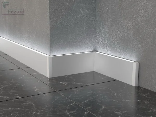 Алюминиевый плинтус Fezard Кабельный ALP-G80-LA Алюминий 80*15*2500 мм в Нижневартовске