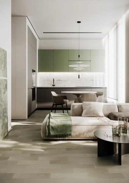 Паркетная доска Quartz Parquet Штучный паркет Дуб Лунный 44-1258-08 в Нижневартовске