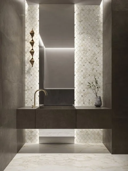 Керамогранит Italon Этернум Каррара Мозаика Вертекс 25.8х30 (Натуральная) в Нижневартовске