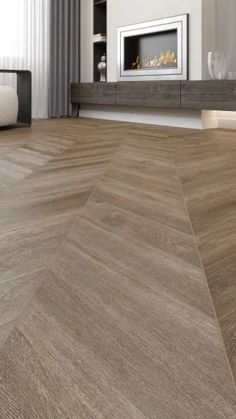 Кварц-виниловая плитка Alpine Floor Chevron Макадамия ECO 20-5 (2,5 мм. 43 класс) в Нижневартовске