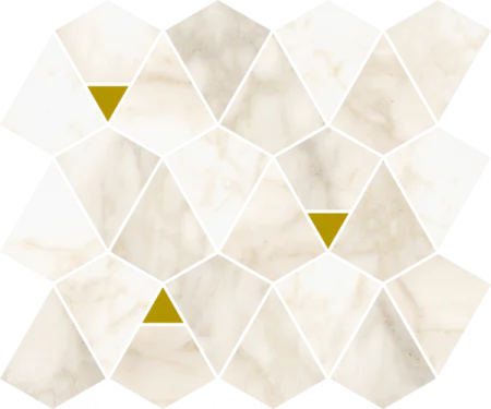 Керамогранит Italon Этернум Каррара Мозаика Вертекс 25.8х30 (Натуральная) в Нижневартовске