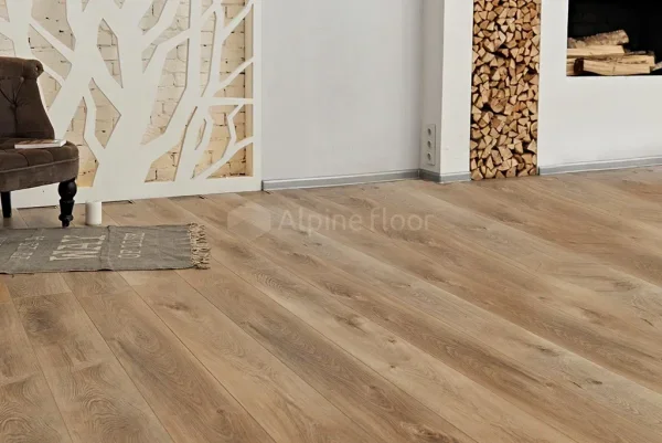 Кварц-виниловая плитка Alpine Floor Premium XL Дуб Природный Изысканный ЕСО 7-6, 8 мм. 43 класс в Нижневартовске