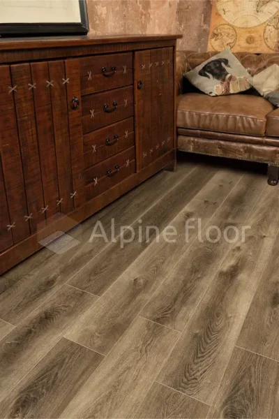 Кварц-виниловая плитка Alpine Floor Premium XL Дуб Коричневый ЕСО 7-9, 8 мм. 43 класс в Нижневартовске