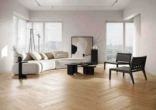 Паркетная доска Quartz Parquet Английская Ёлка Дуб Тоскана 33-407 в Нижневартовске