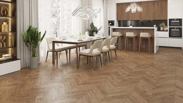 Кварц-виниловая плитка Alpine Floor Chevron Гевуина ECO 20-10 (2,5 мм. 43 класс) в Нижневартовске