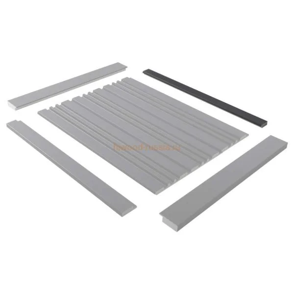 Финишный молдинг LF124B GR3 левый декорированный (31х12х2700мм) в Нижневартовске