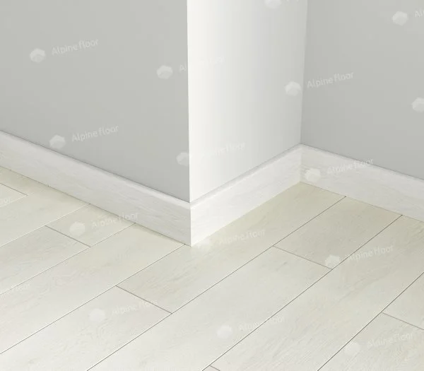 Кварцевый плинтус Alpine Floor Parquet Light 13-0 Белый в Нижневартовске